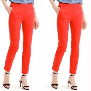 J. Crew Coral Martie Crop Pant